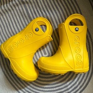 Rain boot Yellow Crocs C9